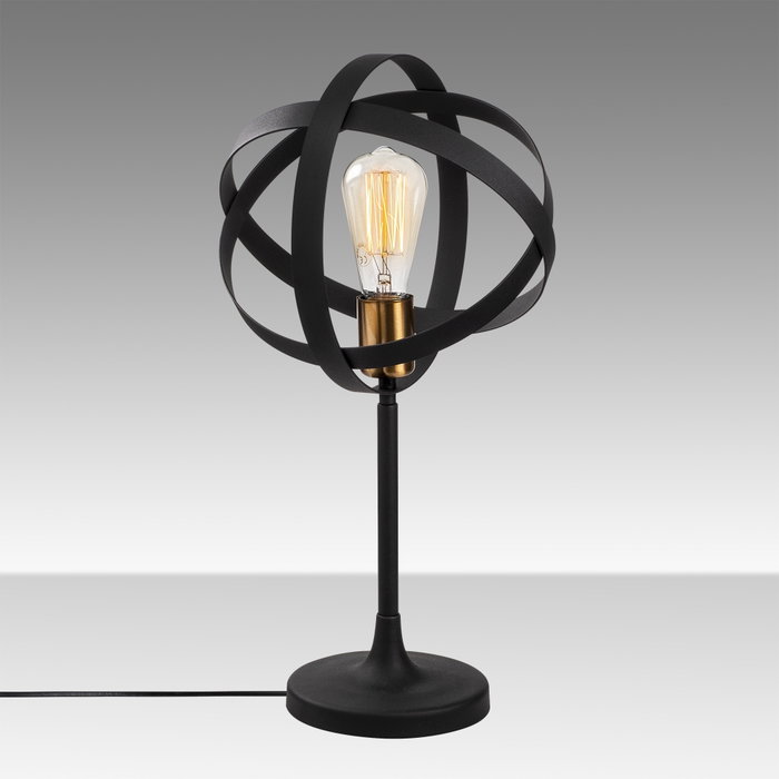 Opviq Gezegen - 4847 Lámpara de mesa Oro y Negro